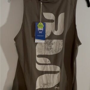 Brown Running Tank Top